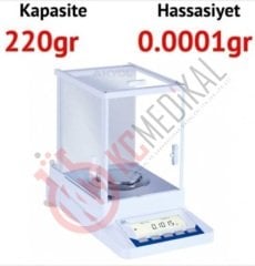 WSA-224 Analitik Terazi - Hassasiyet: 0,0001 gr. Max: 220 gr.