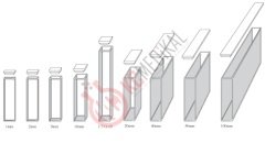 Küvet Cam semi micro         	10mm - 1,4ml